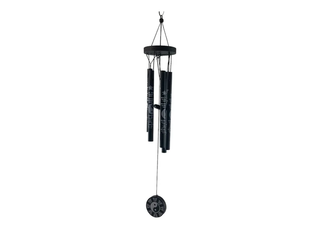 Фото 1 - Wind music Yin-Yang black (5 tubes) (39x6x4 cm)