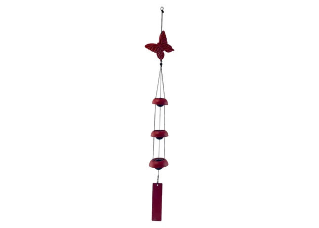 Фото 1 - Wind music Red butterfly (82x7.5x3.5 cm)