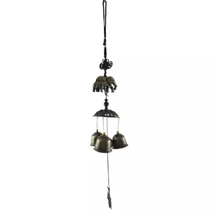Elephant wind music (43x7, 5x7, 5 cm)