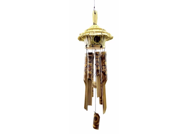 Фото 1 - Bamboo wind music Painted house (16x16x70 cm)