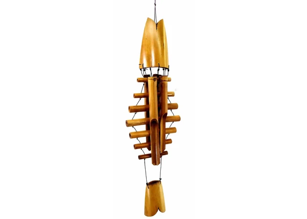 Фото 1 - Bamboo wind music Fish (60x16x6 cm)