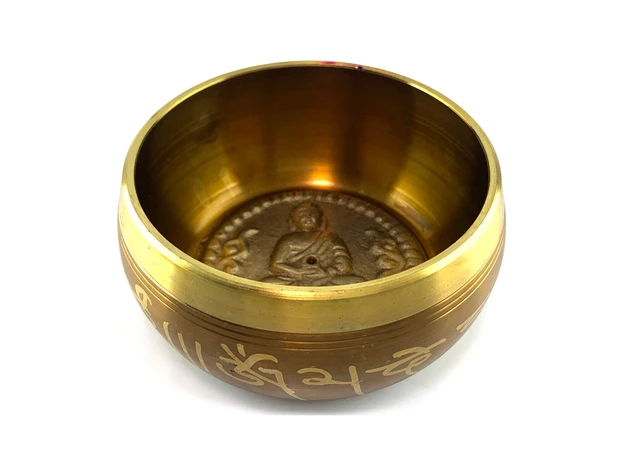 Фото 1 - Singing bowl with a pattern (11.2x7.3x5.1 cm)
