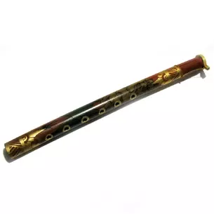 Флейта сулинг расписная бамбук (35х2,5х2,5 см)