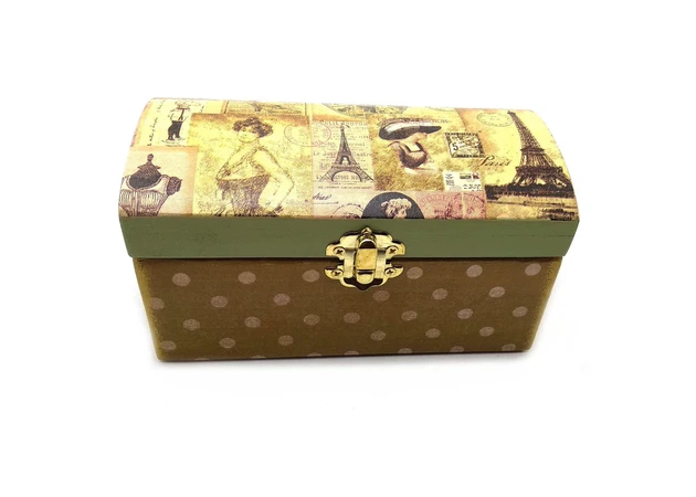 Фото 1 - Retro box (16x8x8 cm) solid wood