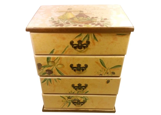 Фото 1 - Chest of drawers Olive solid wood (22.5x15x26 cm.)