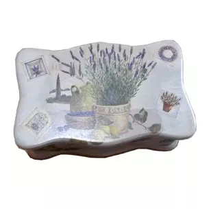 Шкатулка для чайних пакетів Лаванда (26 * 15см.) Вільха