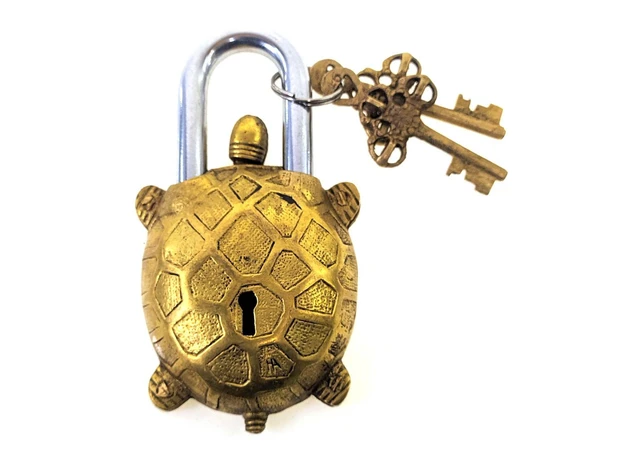 Фото 1 - Tibetan bronze turtle castle (13.5x7x3.5 cm) (450 g)