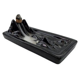 Stand for Incense Back Flow Mountain Stream (13.3x5.7x3.9 cm)