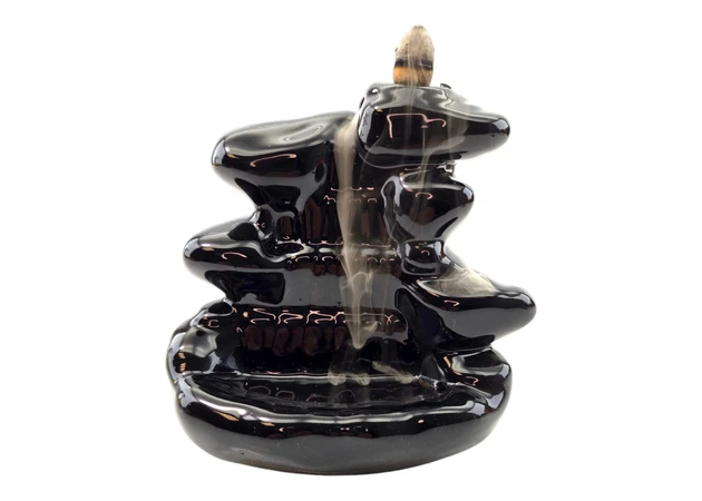 Фото 1 - Incense stand Back Flow River rocks (11x11.5x7.5 cm)