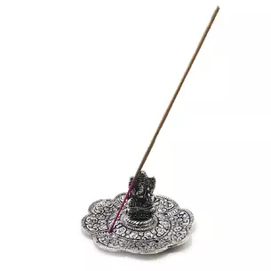 Ganesha aroma stand metal (d -9.8 cm h-5.8 cm) (Nepal)