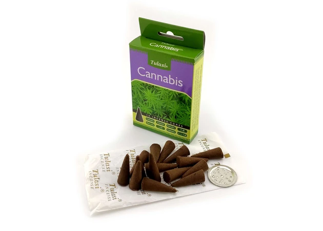 Фото 1 - Cannabis Premium Incense Cones (Cannabis)(Tulasi) Cones
