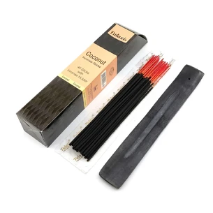 Coconut 40 Stiks with Incense Holder (Благоухание 40 штук с деревянной подставкой) (Tulasi)