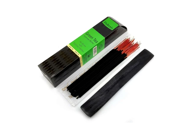 Фото 1 - Green Tea 40 Stiks with Incense Holder (Tulasi)