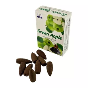 Green Apple BackFlow Cones (Зеленое Яблоко)(Darshan) конусы с обратным потоком