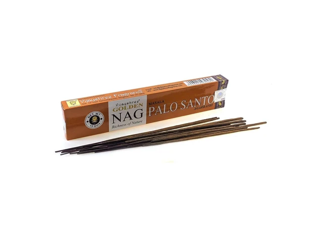 Фото 1 - Golden Nag Palo Santo (Sacred tree) (Vijayshree) (15 gr.) masala incense