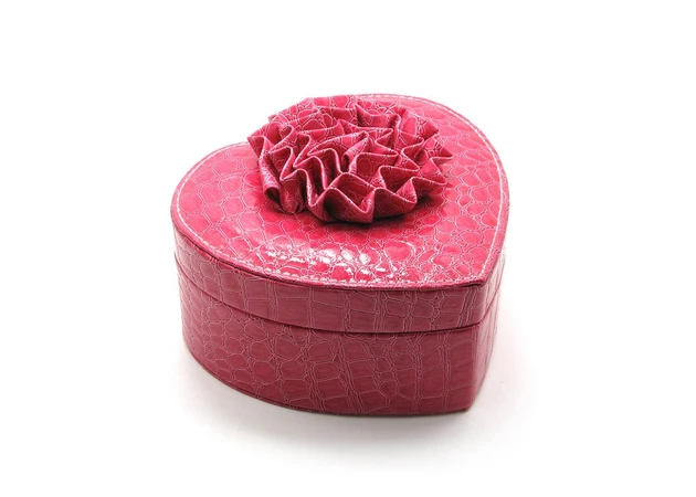 Фото 1 - Jewelry box Heart red (17.5x18.5x11 cm)