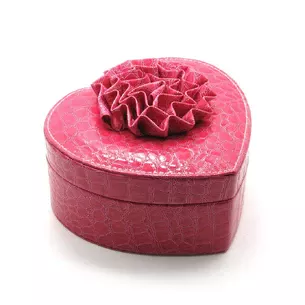 Jewelry box Heart red (17.5x18.5x11 cm)