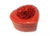 Фото 2 - Jewelry box Heart red (17.5x18.5x11 cm)