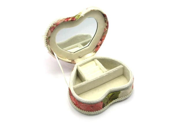 Фото 1 - Box for decorated with a mirror Heart (13x10.5x6 cm)