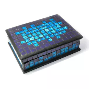 Box for decorated mosaic (18x13x5.5 cm) 24317
