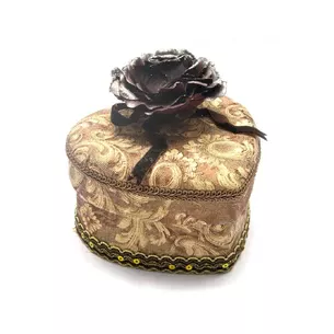 Box fabric Heart (14.5x13.5x13 cm)