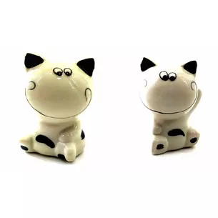Солонка с перелицей Кошки (6х4х4 см)