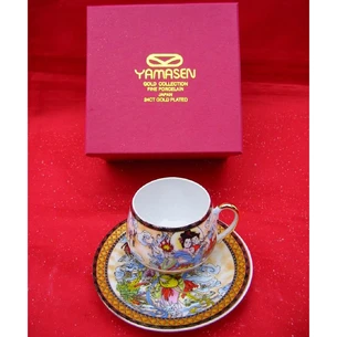 Porcelain service (SCS93) 1 cup + 1 saucer Girls (110 ml) (h-5.2cm, d-5.3cm, saucer d-11cm)
