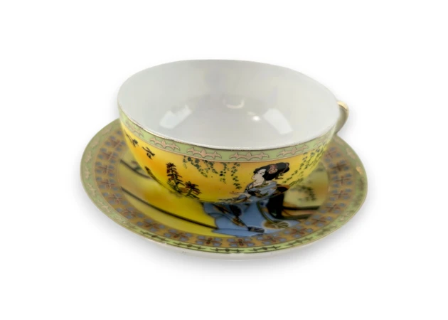 Фото 1 - Porcelain cup + saucer (150ml) (SBS141-4)