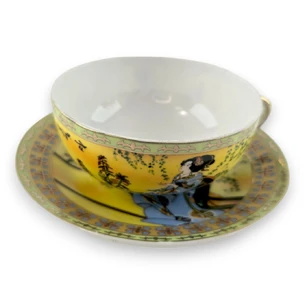 Porcelain cup + saucer (150ml) (SBS141-4)