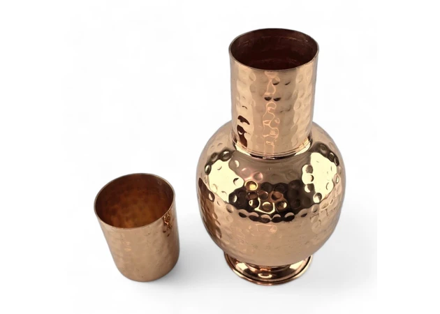 Фото 1 - Carafe with a copper glass (19.5x10.3x7.4 cm)