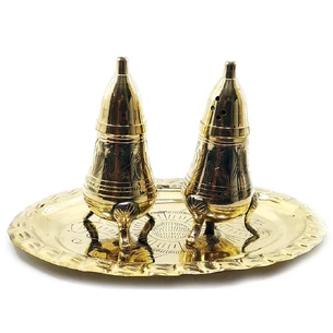 Солонка, перечниця бронза (н-р 2 шт) (h-9.5 см)