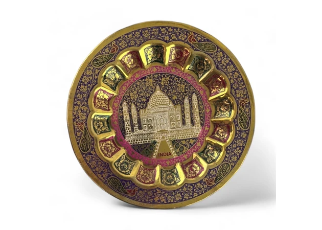 Фото 1 - Taj Mahal bronze wall plate (d-18, h-1 cm)