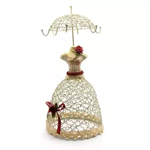Jewelry stand Mannequin with an umbrella (27x13x13 cm)