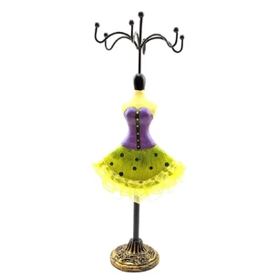 Stand for jewelry Mannequin violet-green (27.5x7x10 cm)