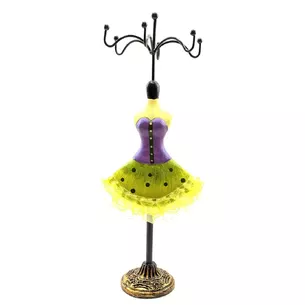 Stand for jewelry Mannequin violet-green (27.5x7x10 cm)