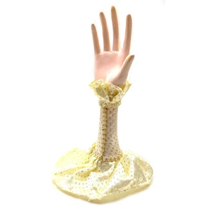 Stand for jewelry Hand yellow (19.5x5.5x3.5 cm)