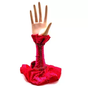Stand for jewelry Hand red (19.5x5.5x3.5 cm)