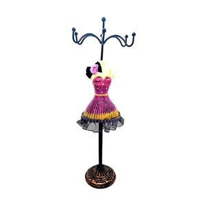 Stand for jewelry Mannequin purple (27.5x9.5x9.5 cm)