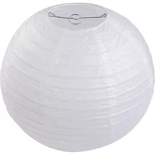 White paper lantern (d-20 cm)