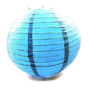 Blue paper lantern (d-40 cm)