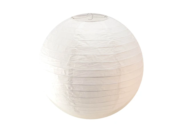 Фото 1 - White paper lantern (d-45 cm)