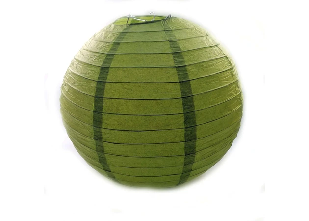 Фото 1 - Green paper lantern (d-40 cm)