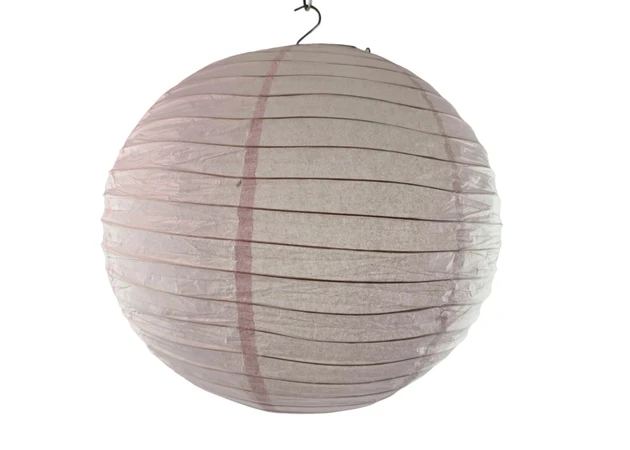 Фото 1 - Light pink paper lantern (d-40 cm)