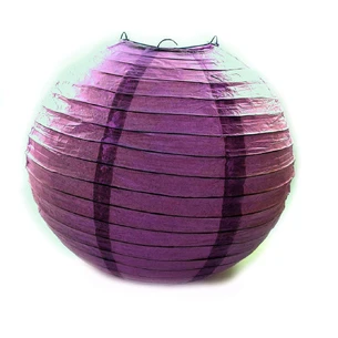 Violet paper lantern (d-30 cm)