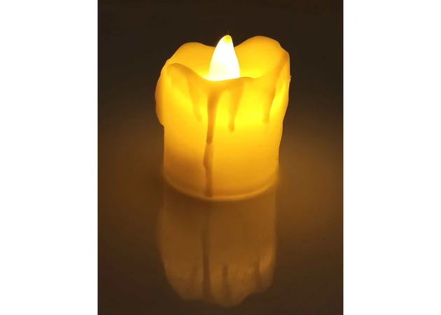Фото 1 - Candle with LED lighting (5x3.5x3.5cm)