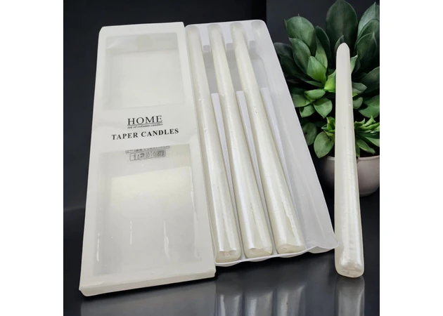 Фото 1 - Свічки HOME набір із 4 штук (24,5 см)