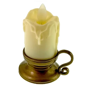 Candle with LED lighting with a moving flame (9x7x5.5cm)