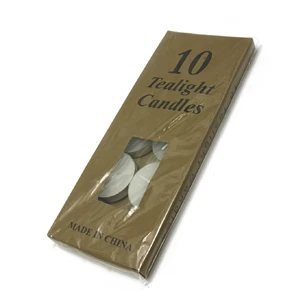 Tea candles (set of 10 pieces) (18x7x1 cm)