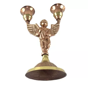 Свічник Ангел бронзовий (16х10, 5х7 см)