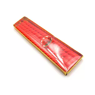 Red candles (set of 4 pieces) (25.5x8x2 cm)